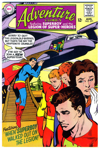 Adventure Comics #371  VERY FINE+   1968