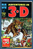 Adventures in 3-D #1   F/VERY FINE   1953  -  glasses attached