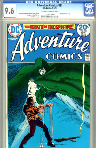 Adventure Comics #431   CGC graded 9.6 Spectre stories begin - SOLD!
