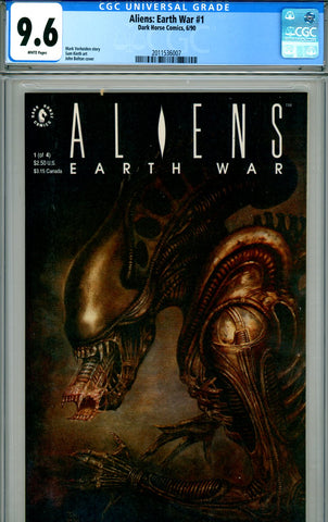 Aliens: Earth War #1 CGC graded 9.6 SOLD!