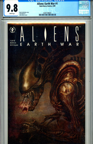 Aliens - Earth War #1   CGC graded 9.8  HIGHEST GRADED SOLD!