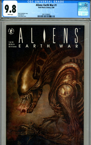 Aliens: Earth War #1 CGC graded 9.8 HIGHEST GRADED SOLD!