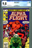 Alpha Flight #02 CGC graded 9.8 HIGHEST GRADED origin of Marrina