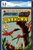 Adventures Into the Unknown #17 CGC graded 3.5 - similar to movie "The Thing" - SOLD!