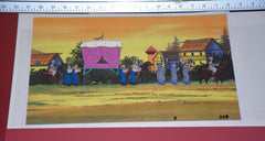 Original production cel -"Aladdin"- by Golden Films 033 OVER-SIZED 22" x 9"