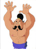 Original production cel -"Aladdin"- by Golden Films 040 OVER-SIZED 15" x 10.50"