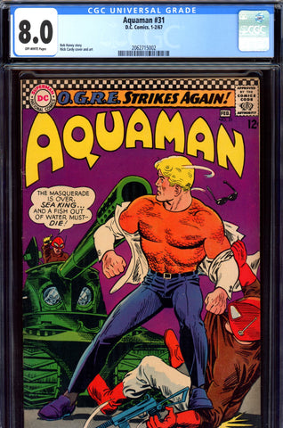 Aquaman #31 CGC graded 8.0 - Nick Cardy cover and art SOLD!