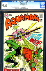 Aquaman #50 CGC graded 9.4 - Deadman backup story SOLD!