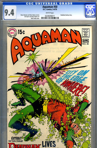 Aquaman #50   CGC graded 9.4 - SOLD
