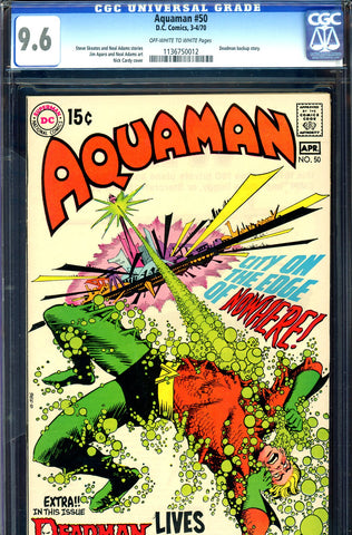 Aquaman #50 CGC graded 9.6 - Neal Adams art - SOLD!
