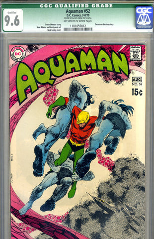 Aquaman #52   CGC graded 9.6 - SOLD!