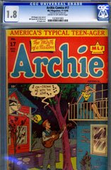 Archie Comics #17   CGC graded 1.8