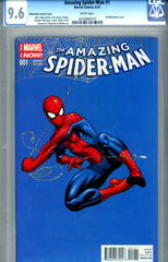 Amazing Spider-Man #01  CGC graded 9.6 - McGuinness cvr SOLD!