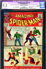Amazing Spider-Man #004 CGC 9.2 - origin/1st Sandman - SOLD!
