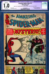 Amazing Spider-Man #013 CGC graded 1.0 first appearance of Mysterio - SOLD!