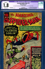 Amazing Spider-Man #014 CGC graded 1.8 first appearance of the Green Goblin