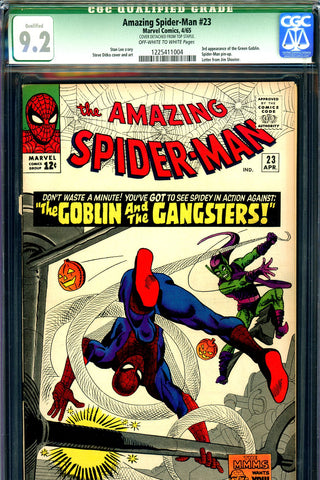 Amazing Spider-Man #023 CGC graded 9.2 third Green Goblin SOLD!