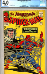 Amazing Spider-Man #025 CGC GRADED 4.0 first Mary Jane SOLD!