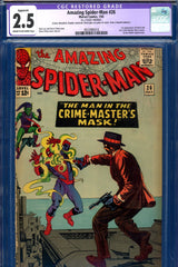 Amazing Spider-Man #026 CGC graded 2.5 first Crime-Master  5th app of Goblin - SOLD!