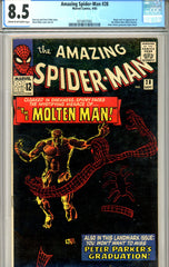 Amazing Spider-Man #028   CGC graded 8.5 first Molten Man SOLD!