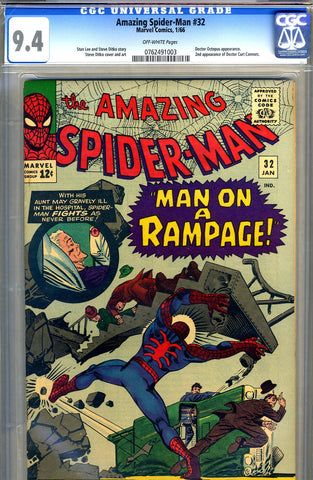 Amazing Spider-Man #032   CGC graded 9.4 - SOLD!