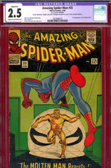 Amazing Spider-Man #035 CGC graded 2.5 second app of the Molten Man - SOLD!