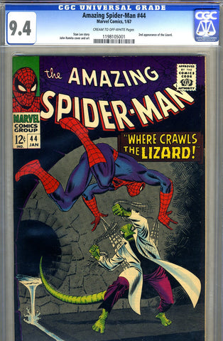 Amazing Spider-Man #044   CGC graded 9.4 - SOLD