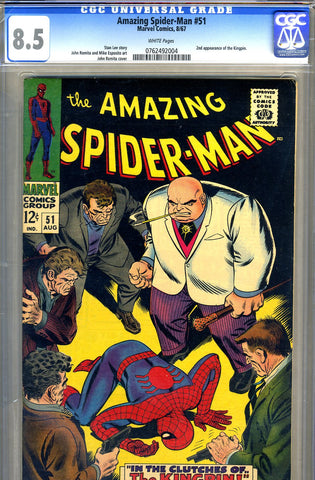 Amazing Spider-Man #051   CGC graded 8.5 - SOLD