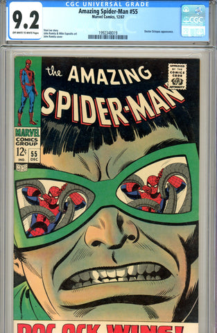 Amazing Spider-Man #055 CGC graded 9.2 Doc Ock c/s - SOLD!