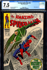 Amazing Spider-Man #064 CGC graded 7.5 Vulture cover and story - Romita c/a