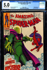 Amazing Spider-Man #066 CGC graded 5.0 Mysterio cover and story - Romita cover - SOLD!