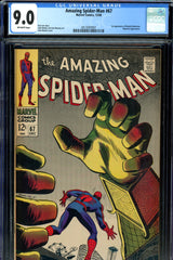 Amazing Spider-Man #067 CGC graded 9.0 first R. Robertson SOLD!