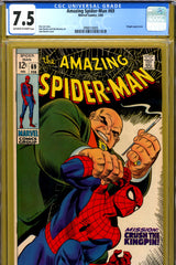 Amazing Spider-Man #069 CGC graded 7.5 Kingpin appearance Romita c/a - SOLD!