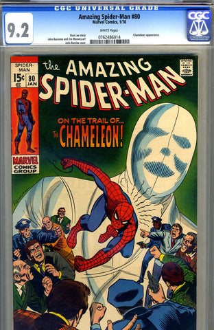 Amazing Spider-Man #080   CGC graded 9.2 - SOLD