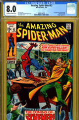 Amazing Spider-Man #083 CGC graded 8.0 1st appearance of the Schemer - SOLD!