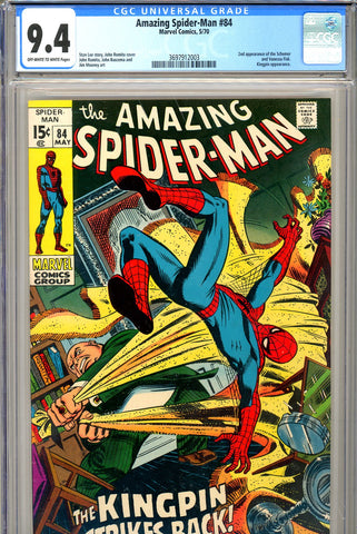 Amazing Spider-Man #084 CGC graded 9.4 second Schemer - SOLD!