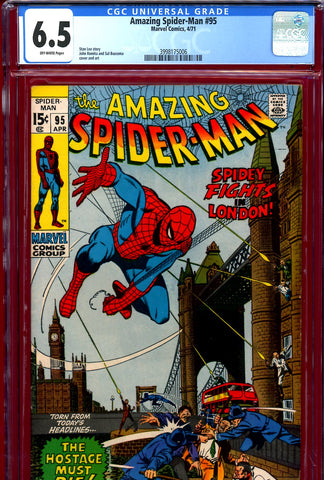 Amazing Spider-Man #095 CGC graded 6.5 Romita/S. Buscema cover/art - SOLD!