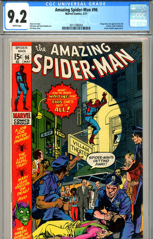 Amazing Spider-Man #096 CGC graded 9.2 WP SOLD!