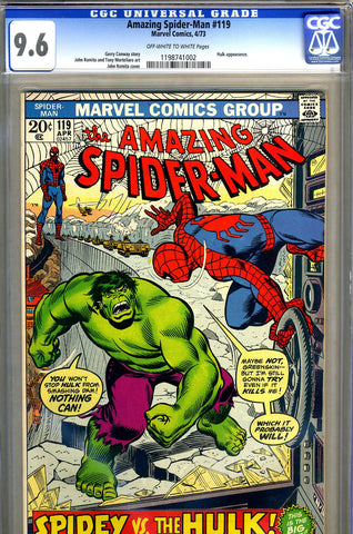 Amazing Spider-Man #119   CGC graded 9.6 - SOLD!