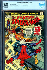 Amazing Spider-Man #123 CBCS graded 9.0 - Gwen Stacy's funeral - SOLD!