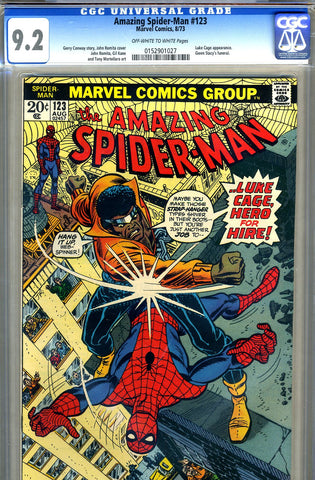 Amazing Spider-Man #123   CGC graded 9.2 - SOLD