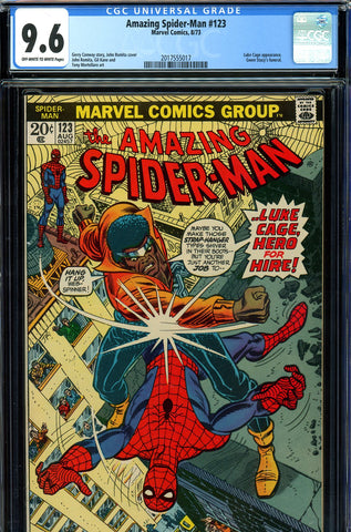 Amazing Spider-Man #123 CGC graded 9.6 Gwen Stacy's funeral - SOLD!