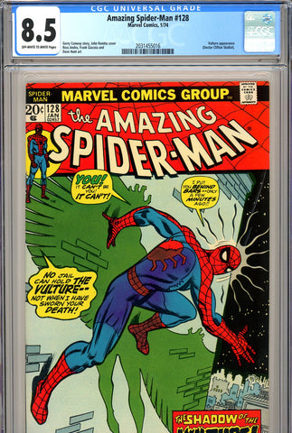 Amazing Spider-Man #128 CGC graded 8.5  SOLD!