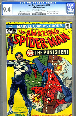 Amazing Spider-Man #129   CGC graded 9.4 - SOLD