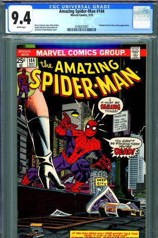Amazing Spider-Man #144 CGC graded 9.4 1st FULL Gwen Stacy clone - SOLD!
