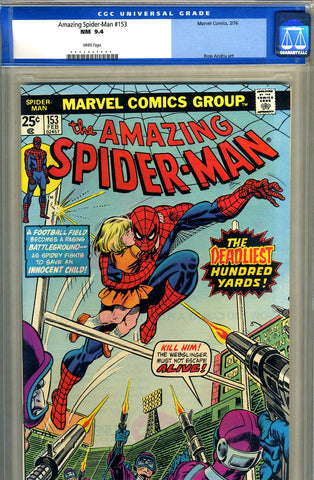 Amazing Spider-Man #153   CGC graded 9.4 SOLD!