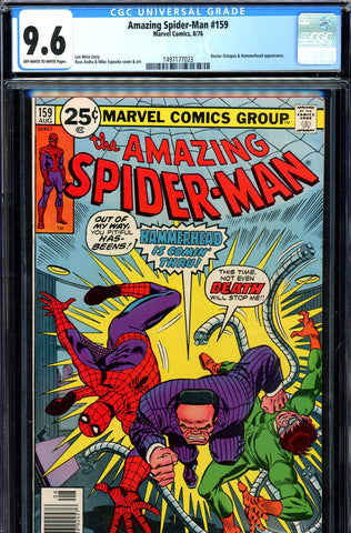 Amazing Spider-Man #159 CGC graded 9.6 Hammerhead - SOLD!