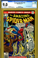 Amazing Spider-Man #165 CGC graded 9.0 Stegron cover and story