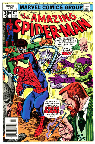 Amazing Spider-Man #170 VERY FINE+ 1977