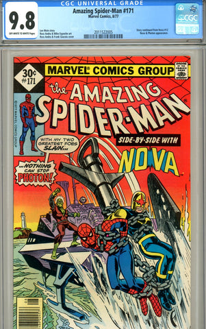 Amazing Spider-Man #171 CGC graded 9.8 SOLD!